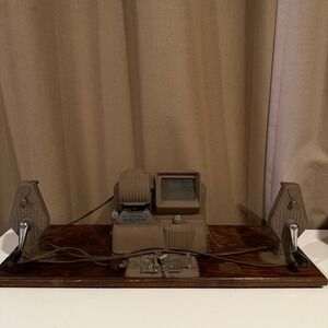 Vintage Corona Super Editor Photographic Industries Film Splicer Viewer Lamp‎